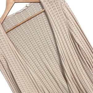 Soft Surroundings Women's‎ XS Inglis Cardigan Sweater Silk Blend Open Waterfall